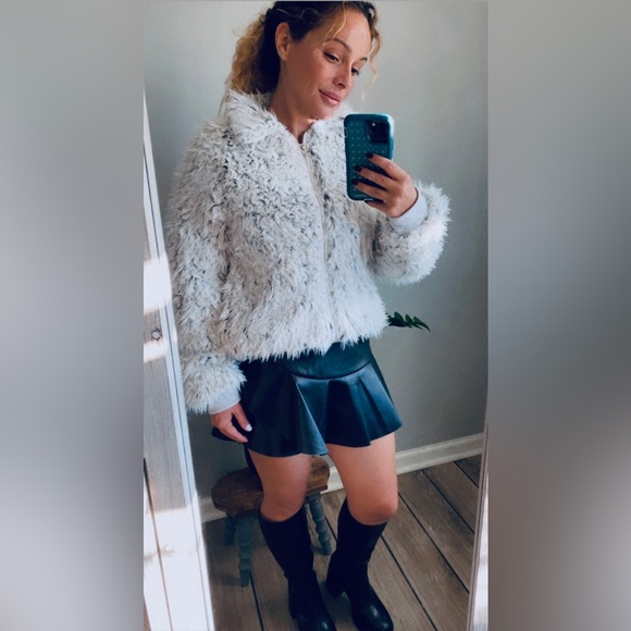 Just In//- Faux Fur bomber Jacket - Picture 5 of 15